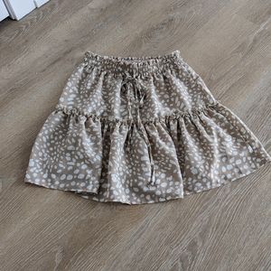 ✨4 for 12 Ruffle Hem Polka Dot Skirt Size Small